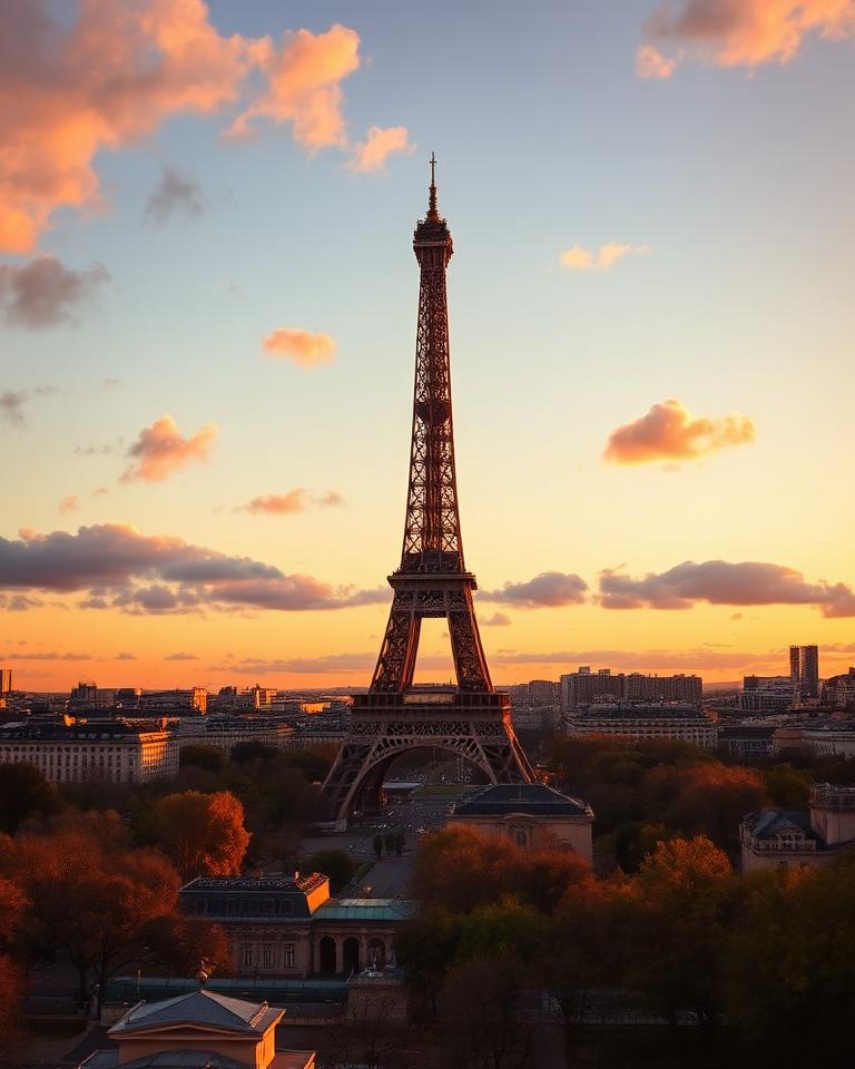 Torre Eiffel em Paris, França