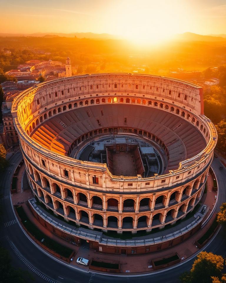 Coliseu em Roma, Itália